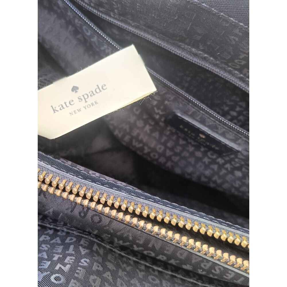 Kate Spade New York Cove Street Ariel Black Saffiano Leather Satchel Handbag - Picture 4 of 6